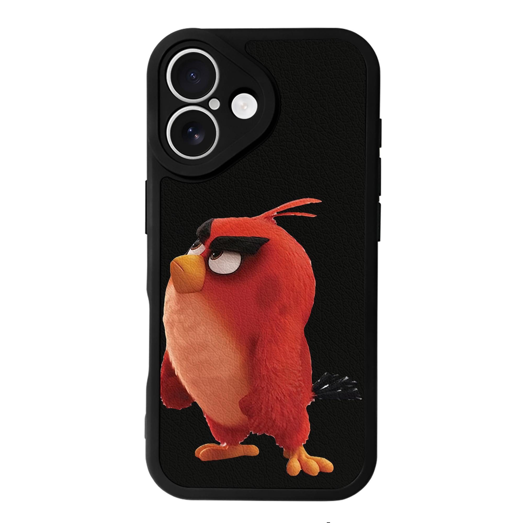 （画像用） Angry Birds アングリーバード 【iPhone 16シリーズ対応】シリコンスマホケース（レザー調） 材質：シリコン